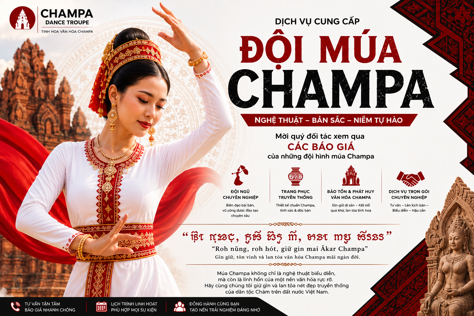 Nhóm múa- Văn Hóa Chăm